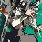 キタニタツヤ「エメラルド」ジャケット