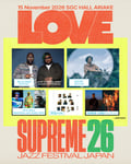 「LOVE SUPREME JAZZ FESTIVAL JAPAN 2026」告知ビジュアル