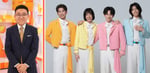 左から上垣皓太朗アナウンサー、モナキ。©フジテレビ