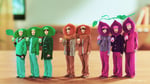 Snow Manが出演するカルビー「miino（ミーノ）」の新テレビCM「そら豆いもくりカルビーミーノ」編より。