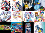 「機動戦艦ナデシコ」楽曲の歴代ジャケット。 ©Production I.G／ナデシコ製作委員会・テレビ東京