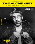 「MIDNIGHT EAST presents THE ALCHEMIST Live in TOKYO」ビジュアル（Photo by : Takeshi Chiba）