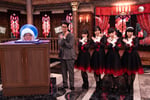 左から佐野瑞樹（フジテレビアナウンサー）、芝大輔（モグライダー）、ファントムシータ。©フジテレビ