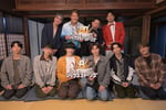 SixTONES、長嶋一茂、津田篤宏（ダイアン）、小木博明（おぎやはぎ）の集合写真。©TBS