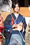 伊藤理々杏（乃木坂46）。2023年1月に東京・乃木神社で行われた成人式より。