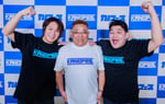 「カノフェス」をナビゲートする狩野英孝、サンドウィッチマン。