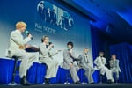 「Spotify x Kis-My-Ft2 “Kis SCENE” Listening Party」でトークを繰り広げるKis-My-Ft2。